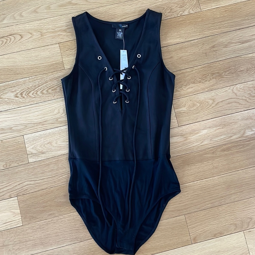 Aqua bodysuit. Size small. NWT!